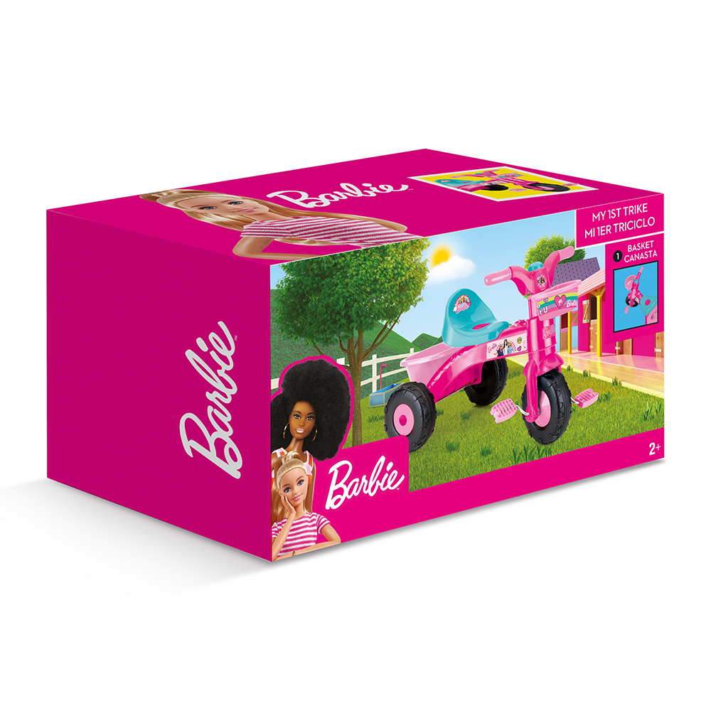 Prima mea tricicleta roz - Barbie