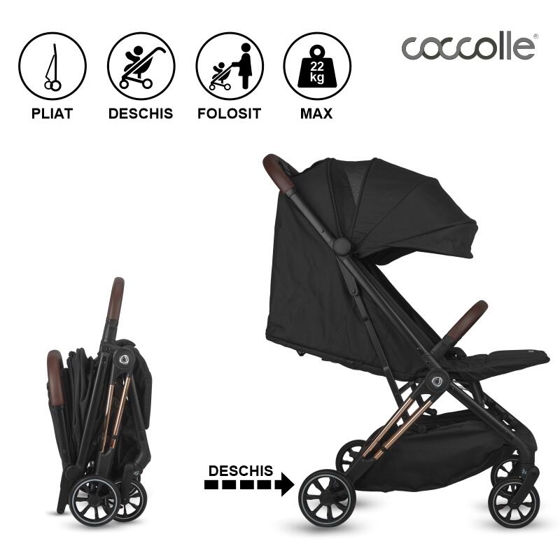 Coccolle Carucior sport cu pliere automata Coccolle Beyla Gold LE - imaginea 17