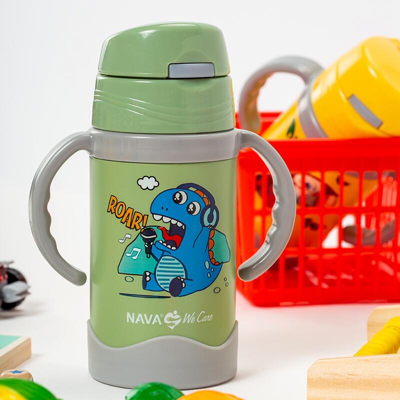NAVA Sticla termoizolanta Nava We care 300 ml albastru - imaginea 10
