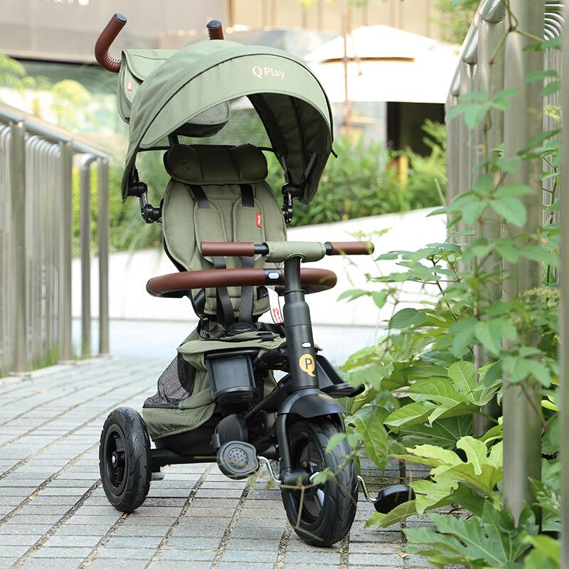 QPlay Tricicleta pliabila Qplay Rito Deluxe Verde-Maslina - imaginea 11