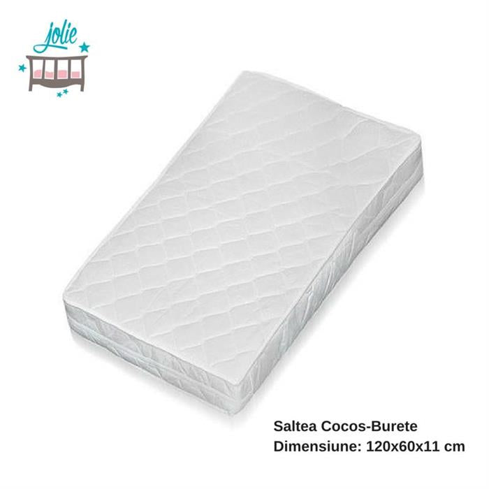 Jolie – Saltea Cocos-Burete pentru patut 120×60 cm