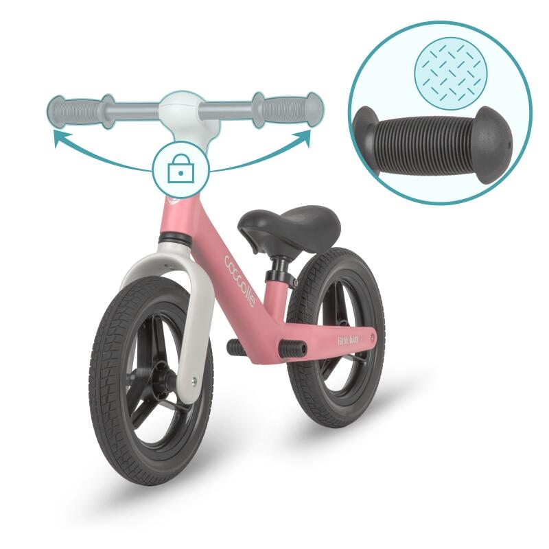 Coccolle Bicicleta fara pedale Coccolle First Way, Blush Pink - imaginea 11