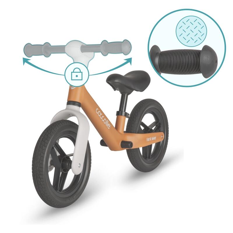 Coccolle Bicicleta fara pedale Coccolle First Way, Cookie Beige - imaginea 11