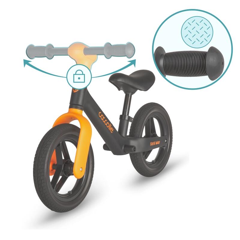 Coccolle Bicicleta fara pedale Coccolle First Way, Orange Shadow - imaginea 11