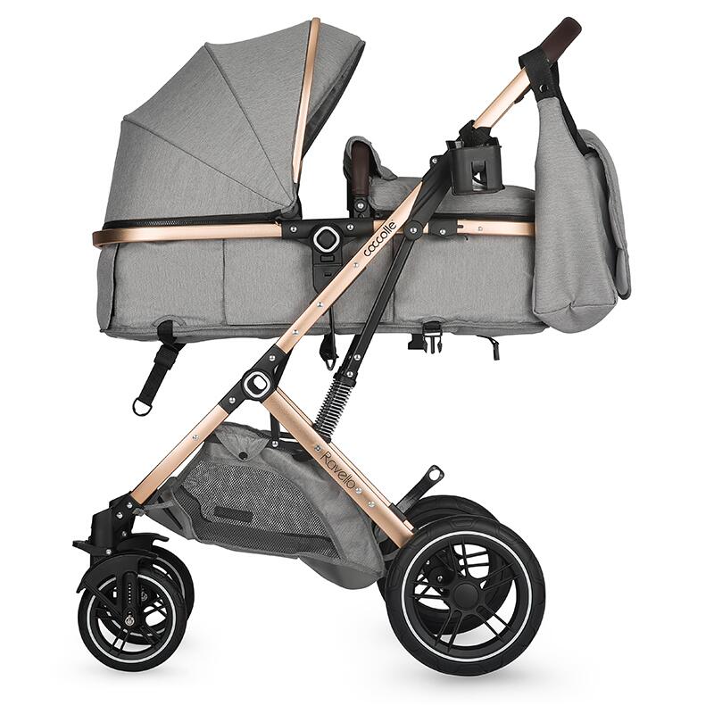 Coccolle Carucior ultracompact 3in1 Coccolle Ravello Moonlit grey - imaginea 15