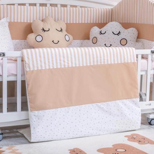 Lenjerie MyKids 11 Piese VP 334 FIGURES Bej 120x60 cm