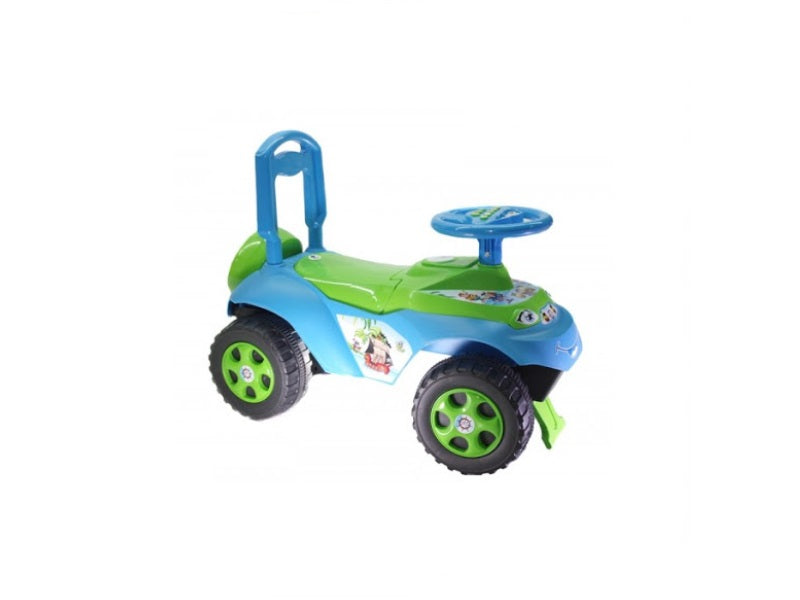 Masinuta de impins MyKids Music 0142/R/06 Albastru Verde