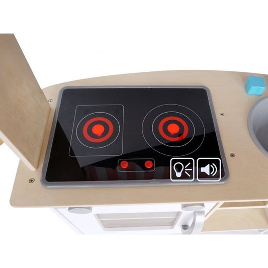 Bucatarie Ecotoys CA04063 + set accesorii - Resigilat