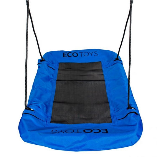 Leagan dreptunghiular Ecotoys BOC11070, albastru, 110 cm