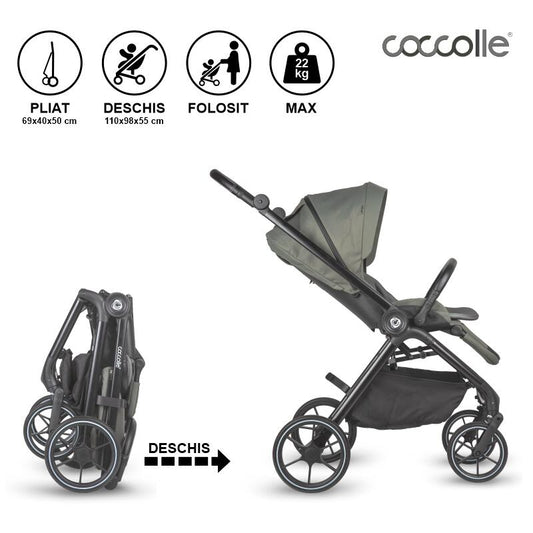 Carucior modular 2in1 Coccolle Serry Moss green