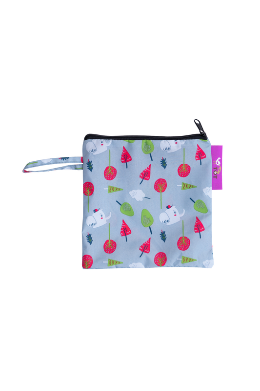 Baveta lunga cu buzunar - Copacei colorati