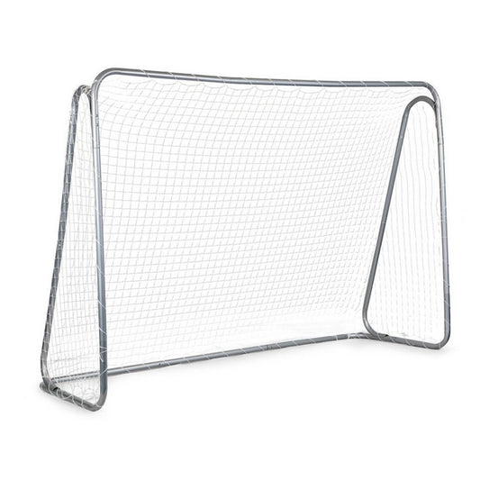 Poarta de fotbal 215 x 153 cm, argintie, DS58018