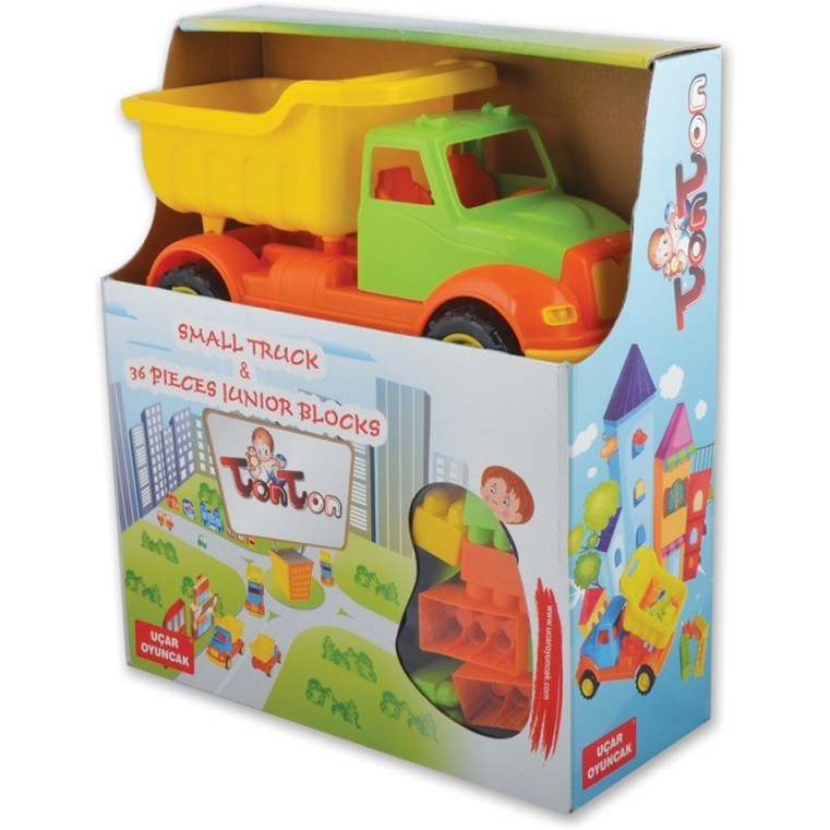 Autobasculanta 30 cm cu 36 piese constructie Ucar Toys UC103