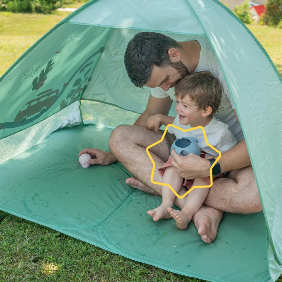 Badabulle - Jucarie de baie tip stropitoare Hipopotam
