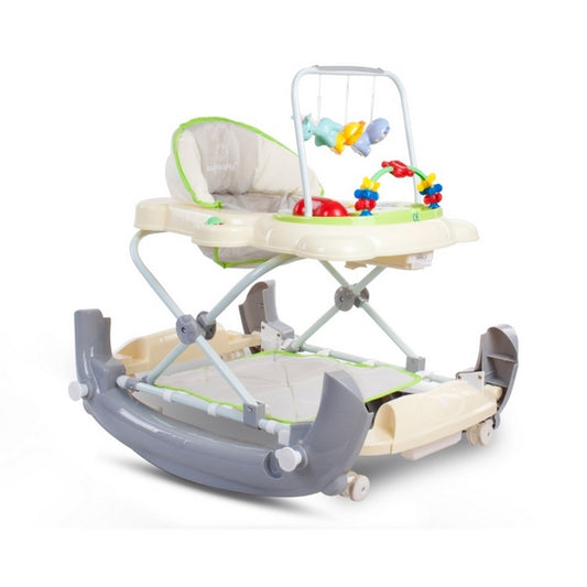 Premergator Sun Baby Pisicuta 021 cu functie de balansoar - Green Grey