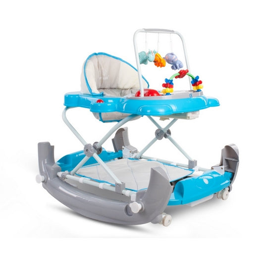 Premergator Sun Baby Pisicuta 021 cu functie de balansoar - Blue Grey