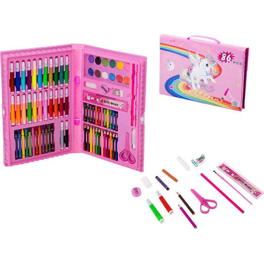 Set pentru pictura 86 piese cu geanta inclusa Iso Trade MY17379