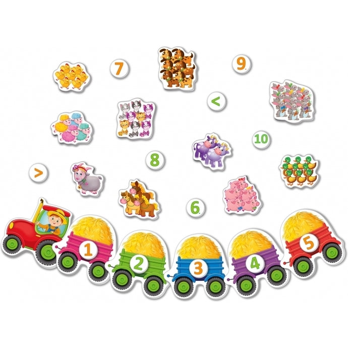 Joc educativ cu velcro Jolly Farmer Roter Kafer RK6101-03