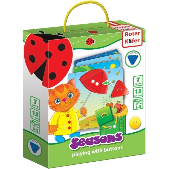 Joc educativ cu nasturi Anotimpuri Roter Kafer RK6101-08