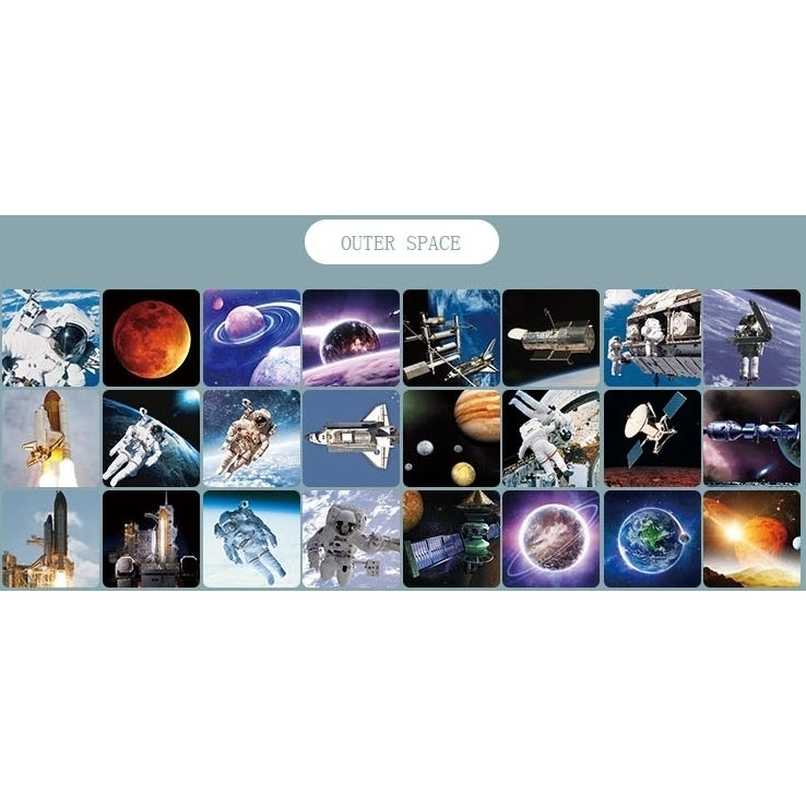 Proiector cu suport, 3 diapozitive Imagini din Spatiu Bambinice BN026