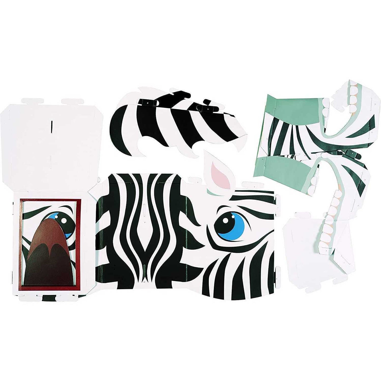 Masca 3D Zebra Fiesta Crafts FCT-3053