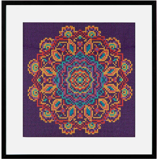 Set creativ cu diamante rotunde Diamond Painting 30x30 cm Grafix GRCR2009-22GE