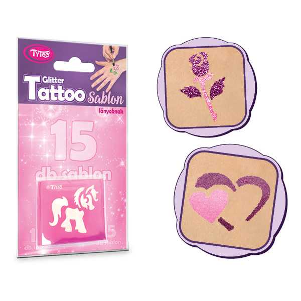 Set 15 sabloane pentru tatuaje temporare Tytoo KKCST4530033