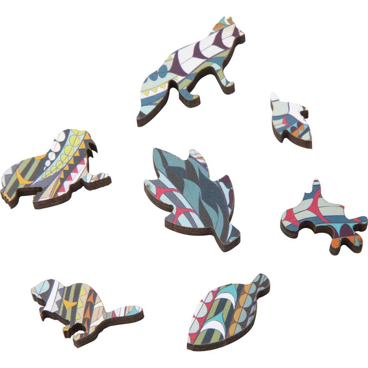 Puzzle Lemn Elefant, 137 piese, 30x22.5 cm Grafix GR400072