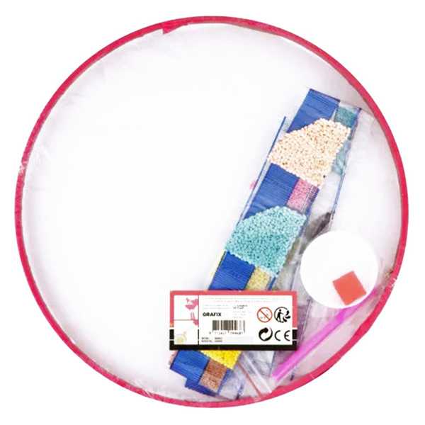 Set creativ cu diamante rotunde pe panza Mandala Diamond Painting 30x30 cm Grafix GR260016