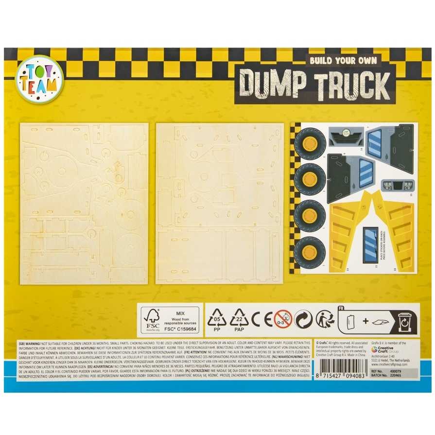 Set de Constructie Lemn Vehicule 3D Grafix GR400079