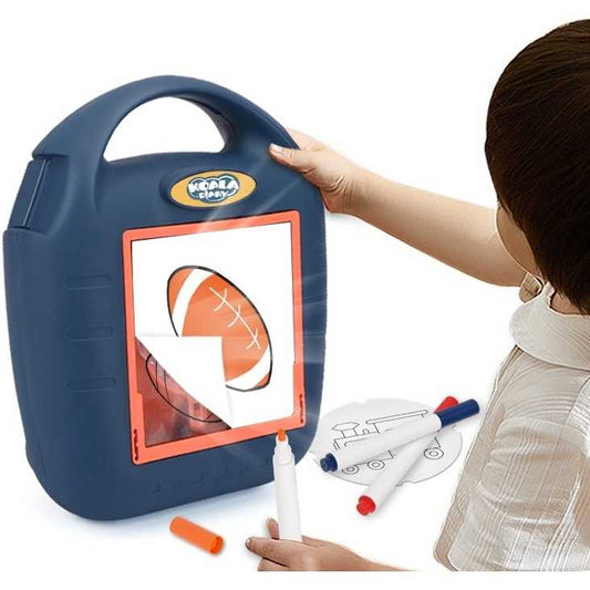 Proiector desen cu 20 sabloane si 6 carioci 22.5 x 18 x 6 cm Koala Diary KD80309