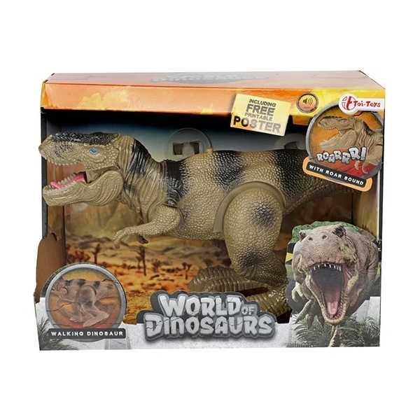 T-Rex Interactiv cu Sunete si Miscari Fascinante Toi-Toys TT31510A