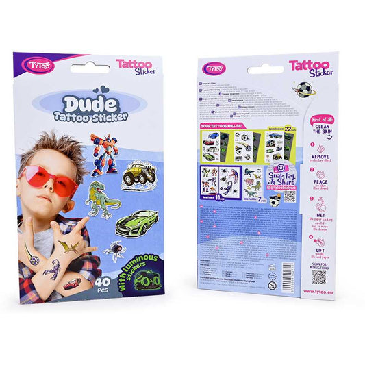 Set 40 tatuaje temporare tip autocolante Baieti Tytoo KOPXX1800013