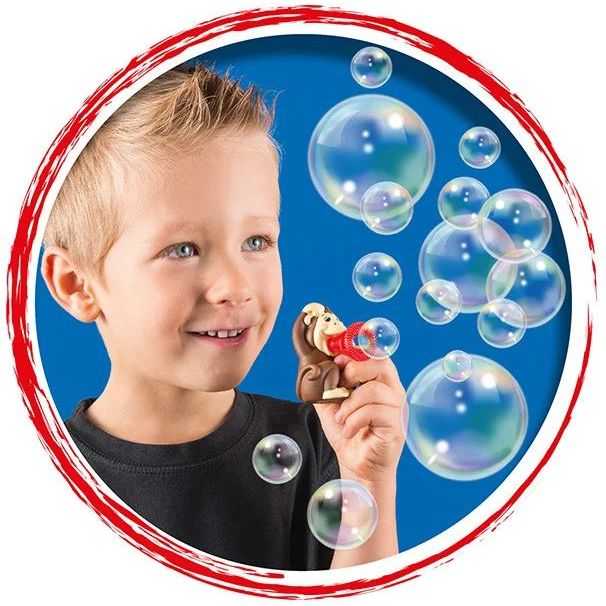 Set baloane de sapun Bubbelix 5 figurine vesele Mini Pustefix Bubble Toys STPX55739