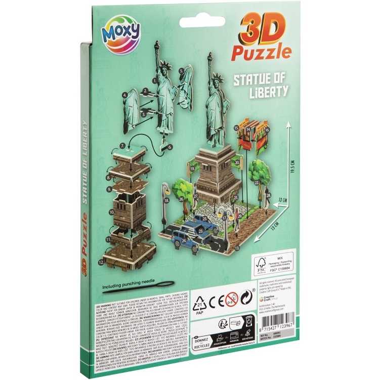 Puzzle 3D Spuma 13x18.5 cm Moxy GR400091