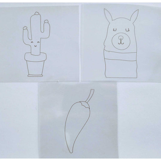 Set 9 Sabloane pentru Tubi Jelly Tuban TU18317