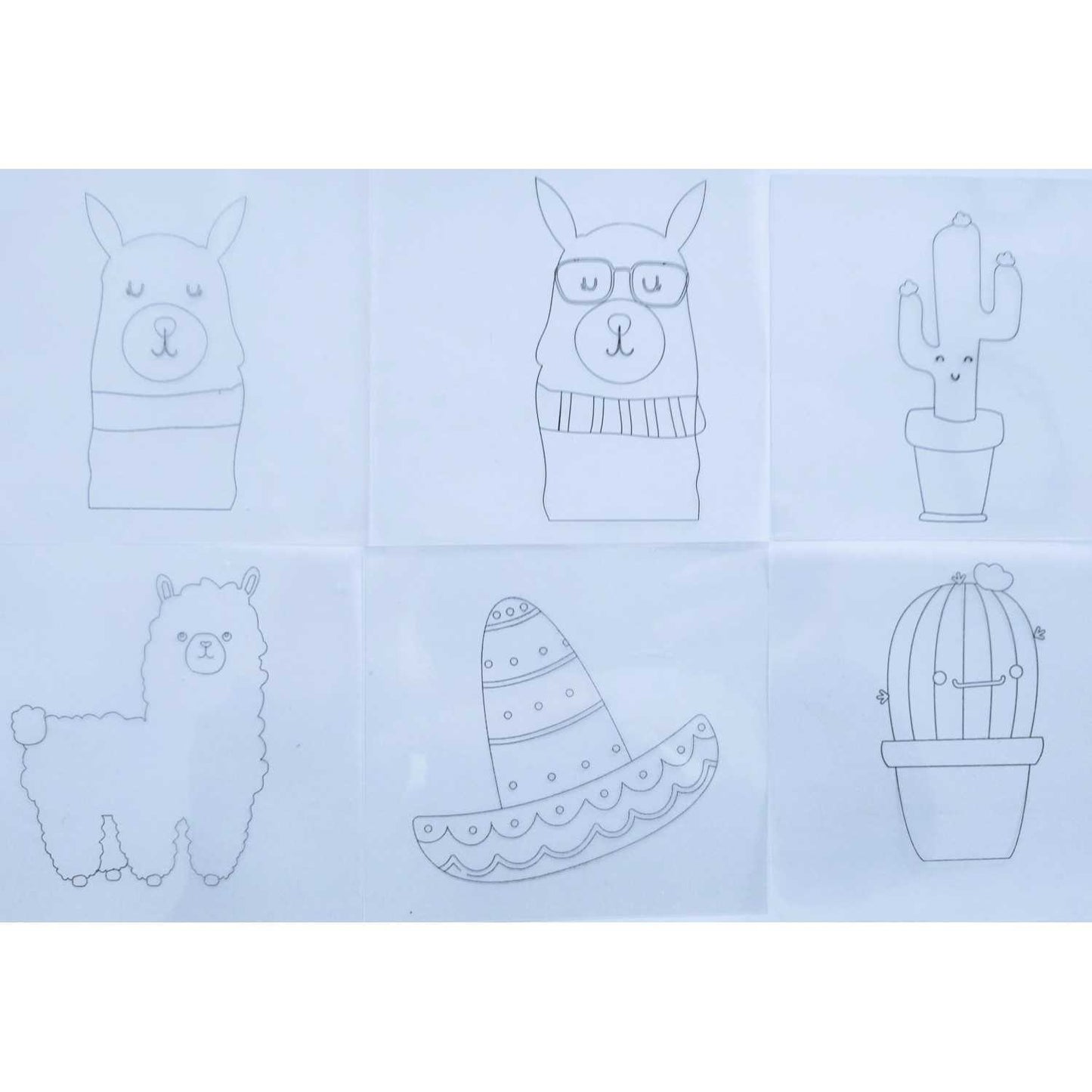 Set 6 Sabloane pentru Tubi Jelly Tuban TU18329