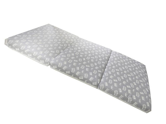 Saltea Pliabila Spuma Poliuretanica 120x60x5 cm - Coronite gri