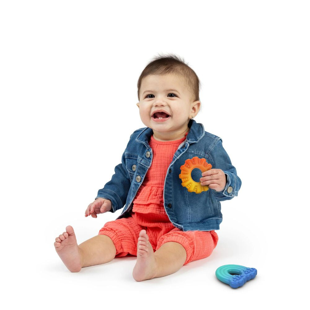 Baby Einstein Bright Starts - Jucarie de dentitie Soare si Curcubeu “Chance of Smiles” - imaginea 9