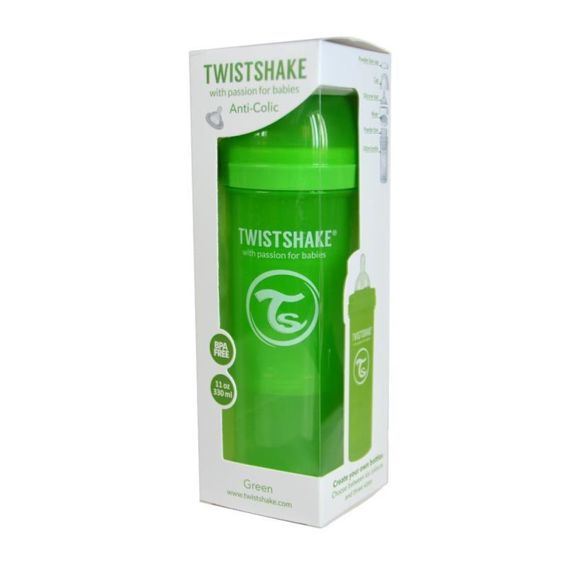 Twistshake Biberon Twistshake Anti - Colici 330 ml Verde - imaginea 3