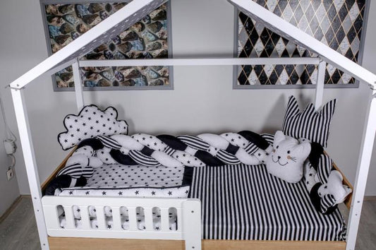 Lenjerie MyKids Montessori 6 Piese PS109 95x195 cm