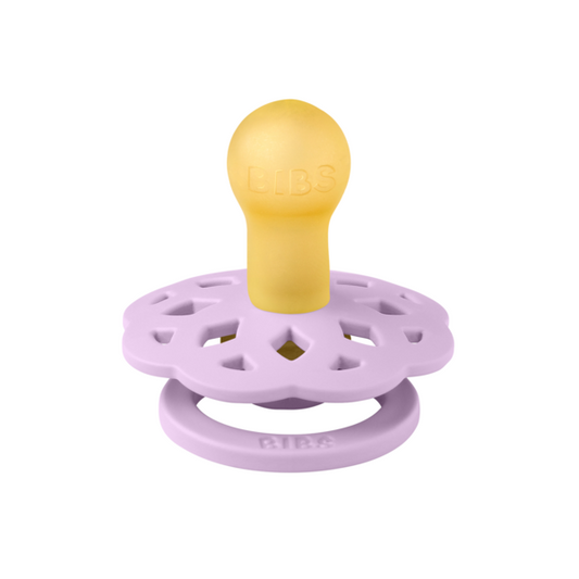 BIBS - Suzeta Boheme Latex, tetina rotunda, 0 luni +-Violet Sky