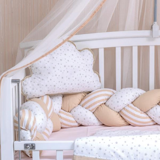 Lenjerie MyKids 7 Piese VP 352 STAR Bej 120x60 cm