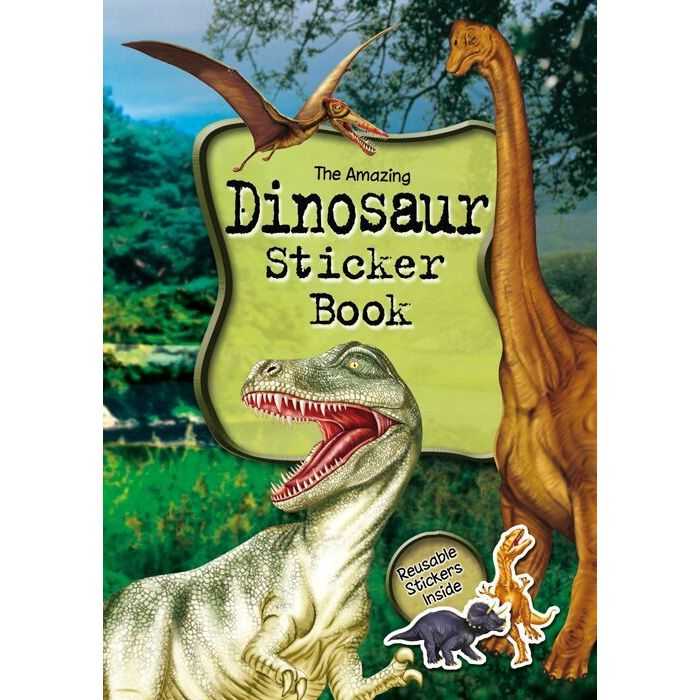 Carte de activitati cu stickere Dinozauri Alligator AB640DISB