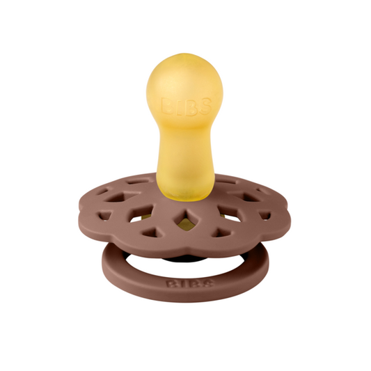 BIBS - Suzeta Boheme Latex, tetina rotunda, 6 luni +-Woodchuck