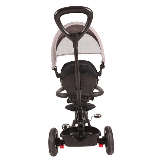 Tricicleta cu roti de cauciuc Qplay Rito Rubber Rosu