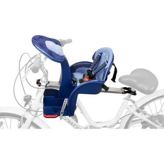 Scaun bicicleta copii SafeFront Deluxe, Pozitie montare Centru, 15 Kg WeeRide WR10
