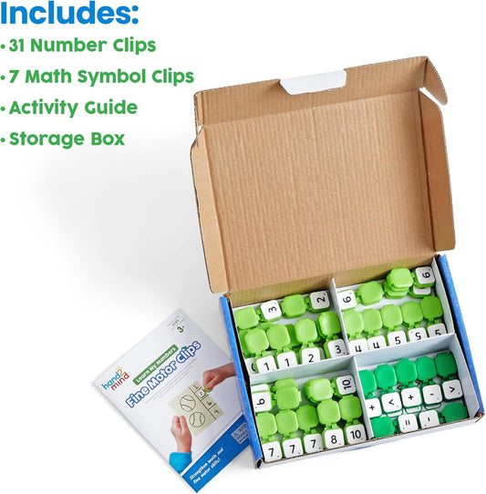Clipsuri senzoriale - Invata numerele