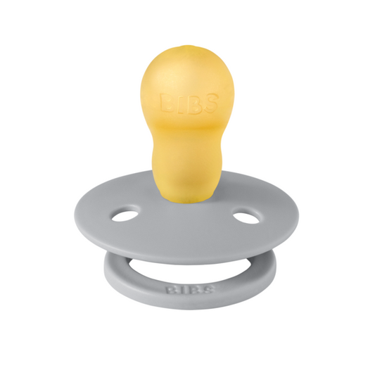 BIBS - Suzeta Colour Latex, tetina rotunda, 18 luni+-Cloud