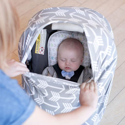 Bambinice Husa multifunctionala 4 in 1- Esarfa alaptare, husa pentru cosulet auto, cos cumparaturi si scaun de masa - imaginea 2